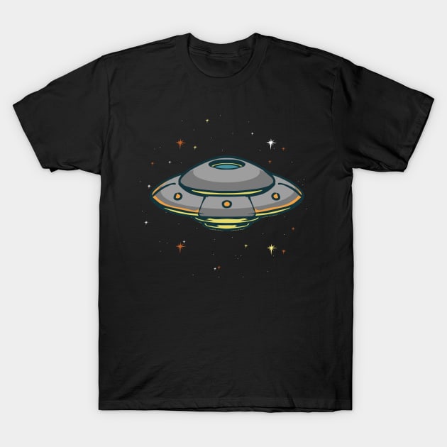 UFO Space T-Shirt by Invectus Studio Store